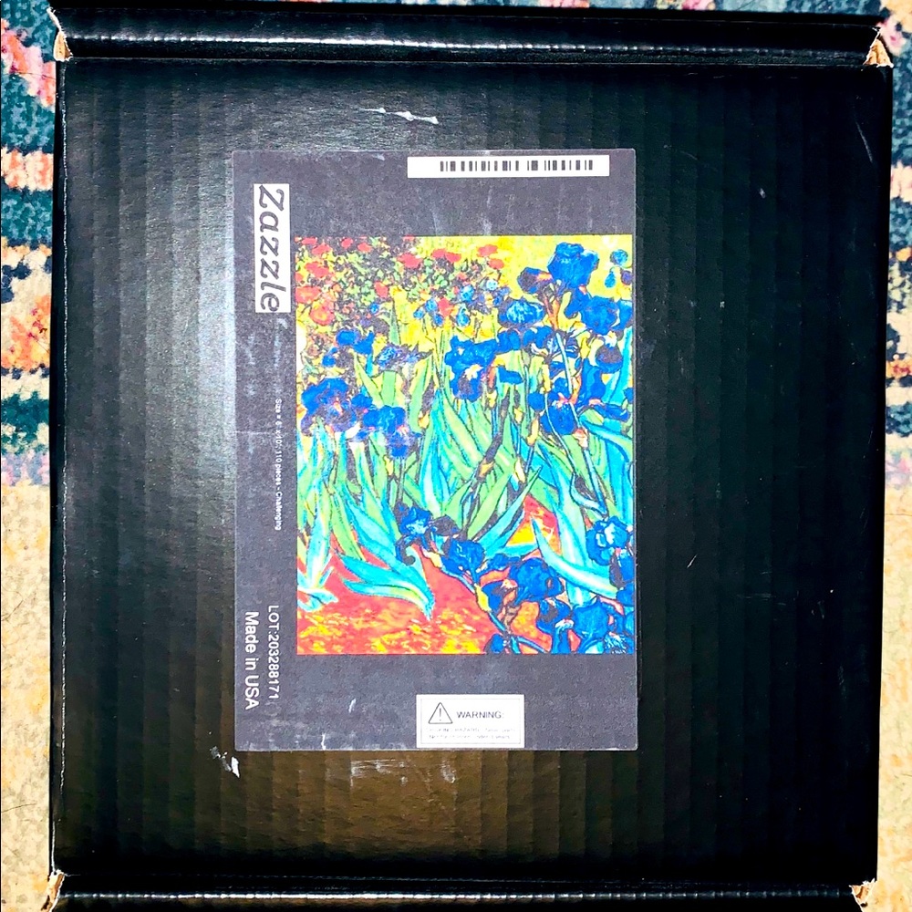 Van Gogh Iris Painting Puzzle by Zazzle!